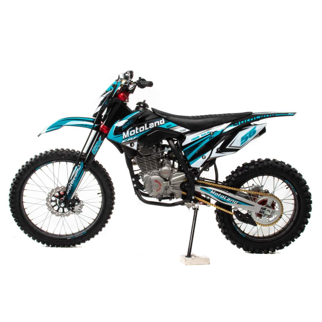 Мотоцикл Кросс Motoland CRF 250 (172FMM) синий  Мотоцикл Кросс Motoland CRF 250 (172FMM) синий