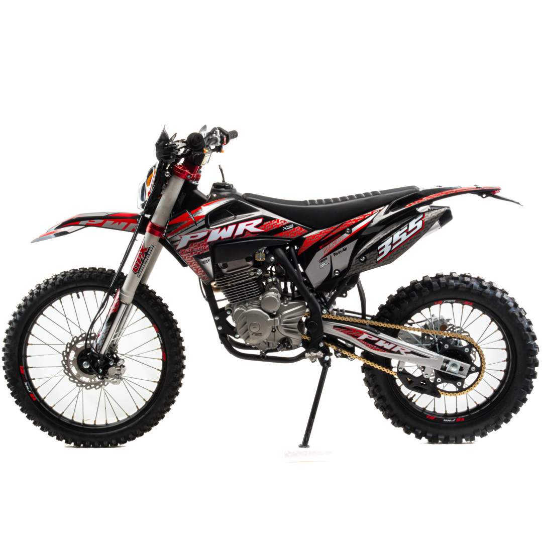 Мотоцикл Кросс PWR FZ250 (172FMM) (4V) (4-х клапанный) красный  Мотоцикл Кросс PWR FZ250 (172FMM) (4V) (4-х клапанный) красный