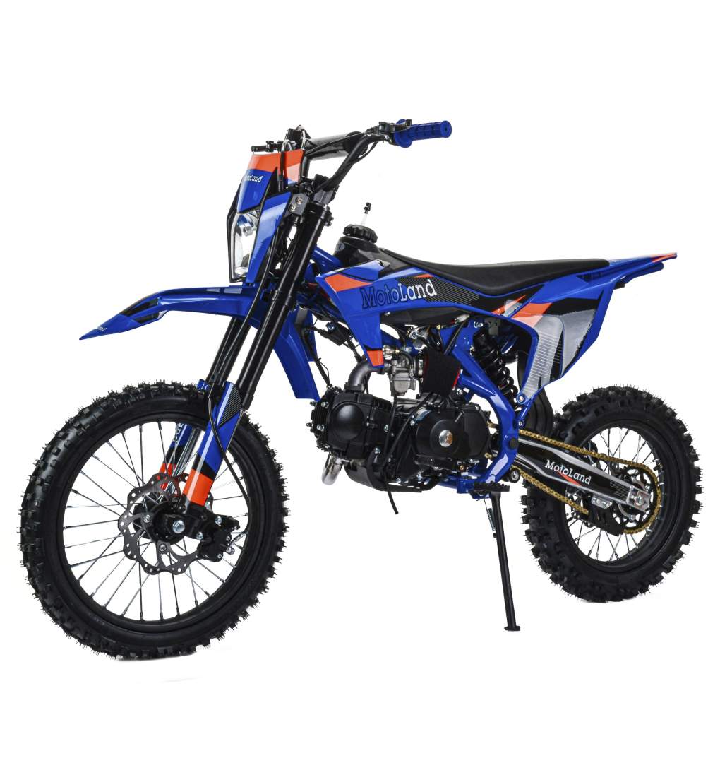 Питбайк  Motoland 125 SX 125 E 17/14 синий  Питбайк  Motoland 125 SX 125 E 17/14 синий